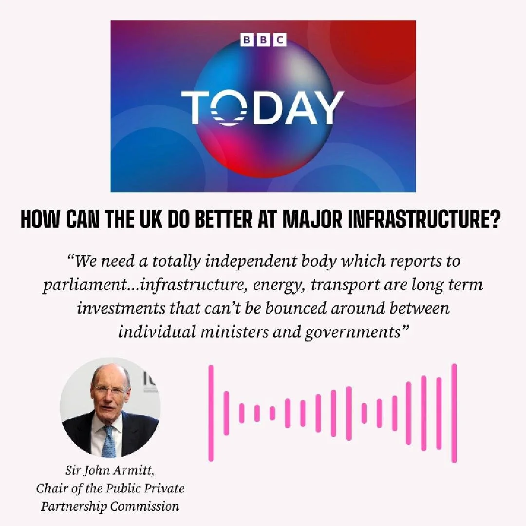 Sir John Armitt on the Today Programme 