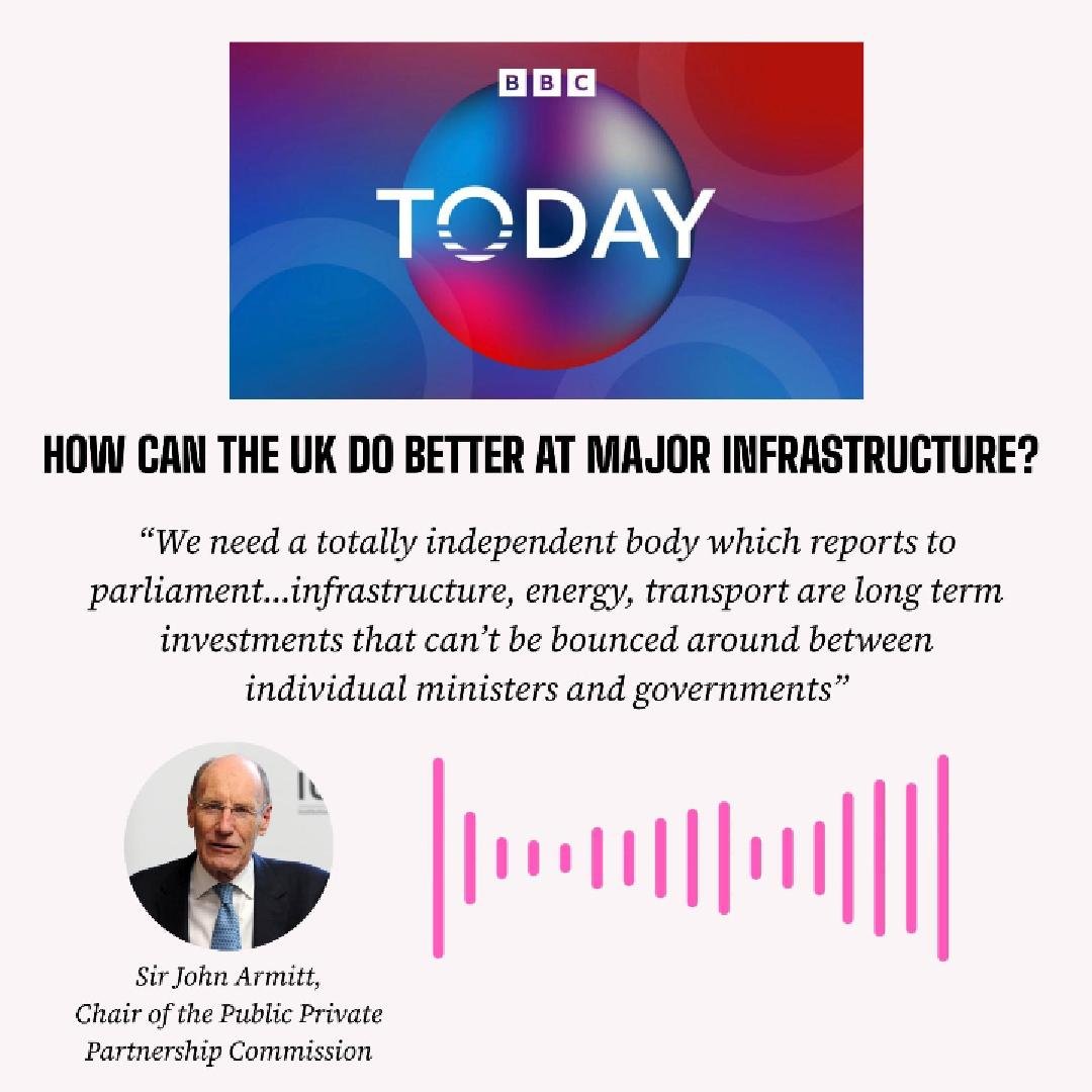 Sir John Armitt on the Today Programme