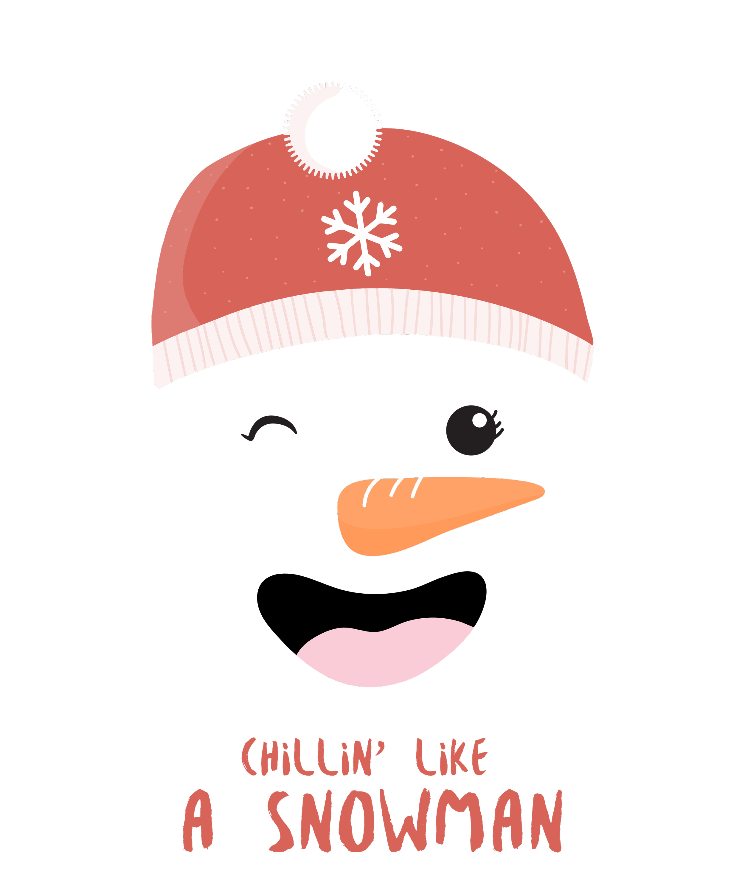 Chillin' Like a Snowman | Orange Hat