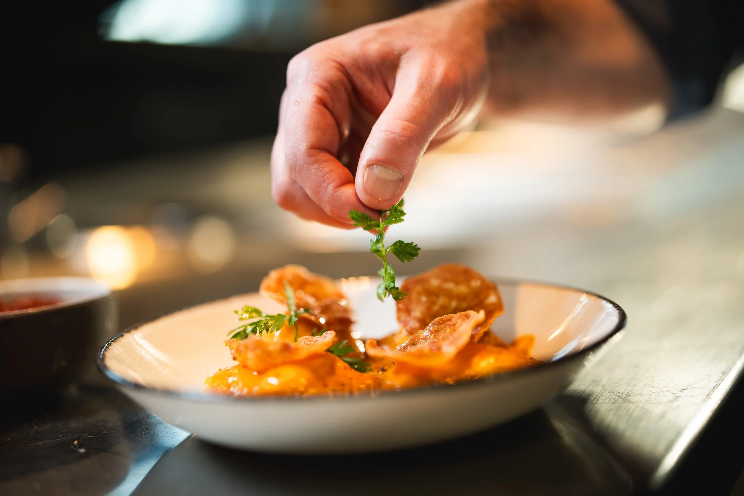 Chef Nick Zocco at Urban Hill in Salt Lake City for The Food Network and Beat Bobby Flay.