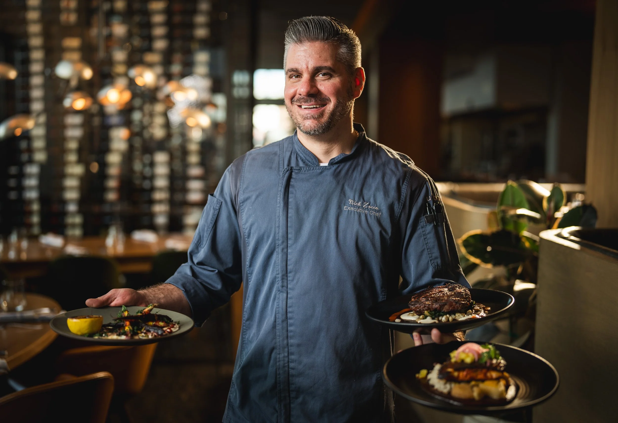 Chef Nick Zocco at Urban Hill in Salt Lake City for The Food Network and Beat Bobby Flay.