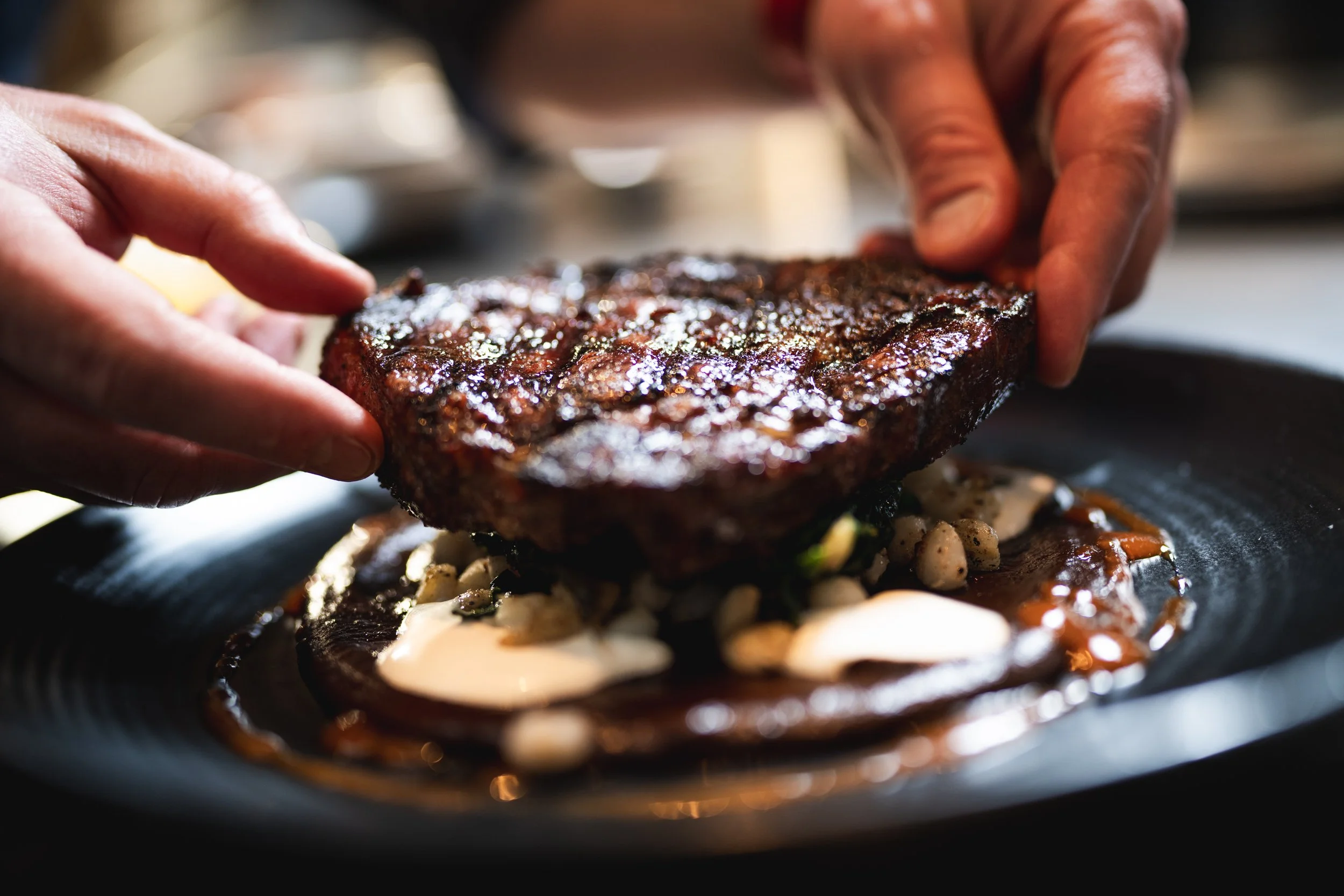 Chef Nick Zocco at Urban Hill in Salt Lake City for The Food Network and Beat Bobby Flay.