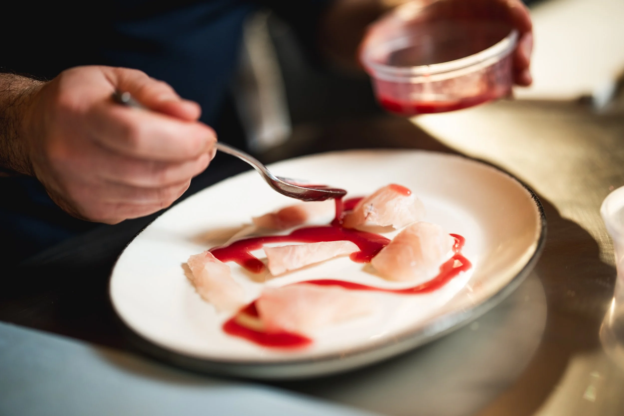 Chef Nick Zocco at Urban Hill in Salt Lake City for The Food Network and Beat Bobby Flay.