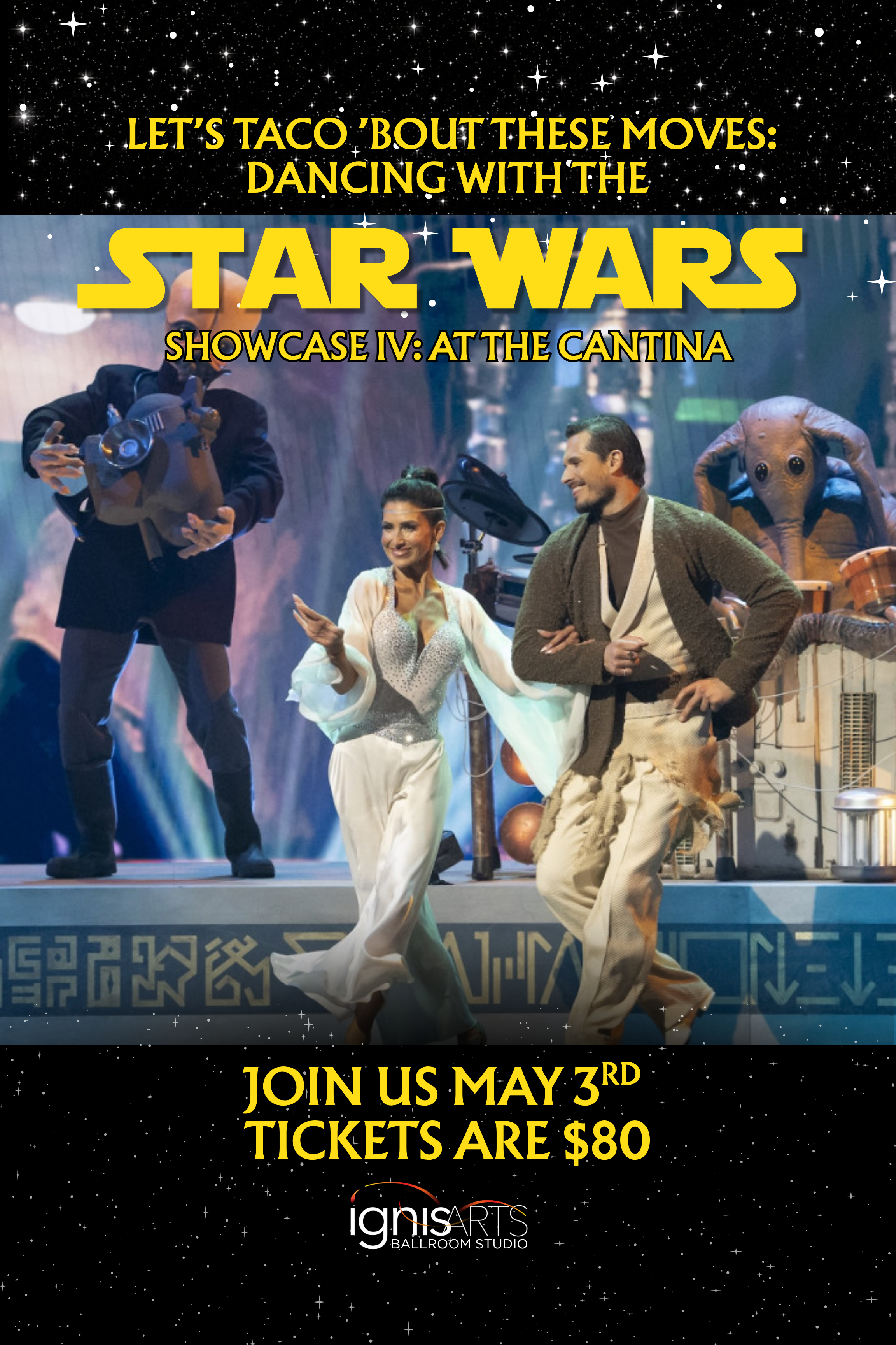 Let’s Taco ’Bout These Moves: Dancing with the Star Wars at the Cantina Spring Showcase