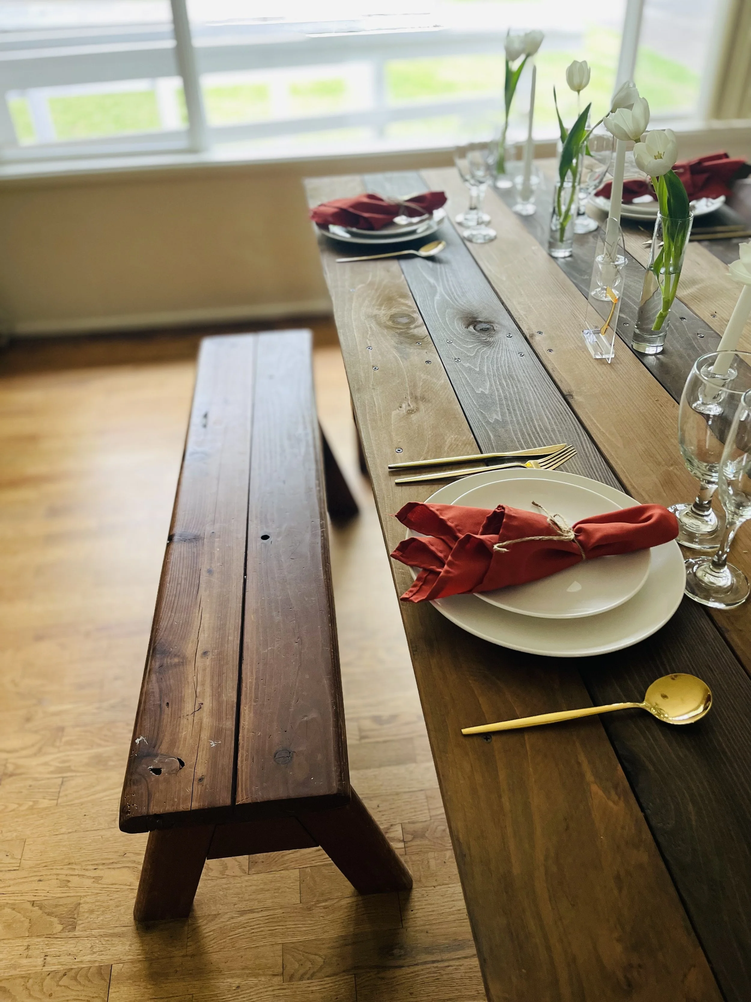 Wood Bench 