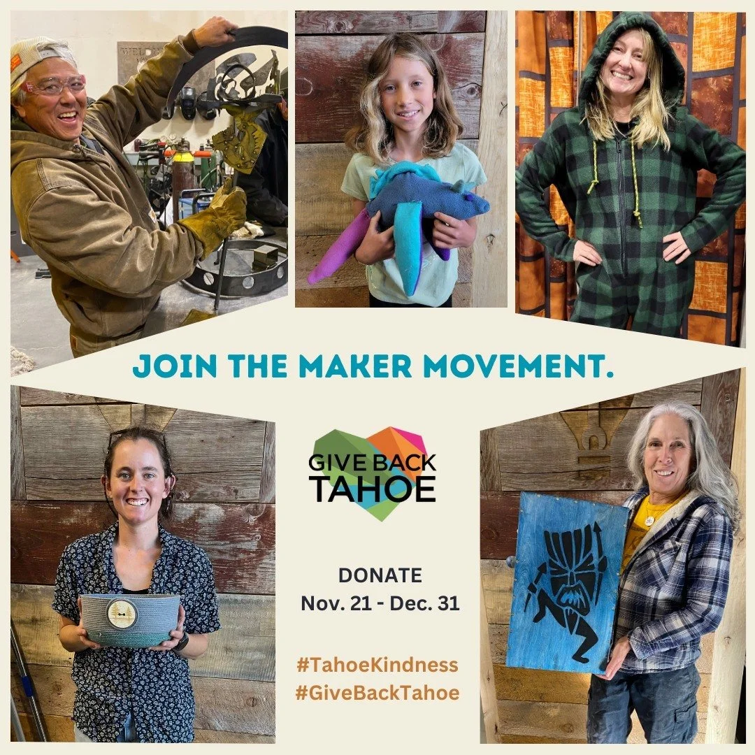 At the Roundhouse, we empower people to explore their creativity and build a more connected and inspired Truckee Tahoe region.  By investing in the Truckee Roundhouse, you're not just supporting a makerspace &ndash; you're investing in the artist, in