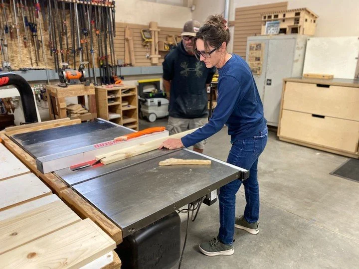 We just had a spot open up in our popular Wood Shop 101 class this weekend August 17th &amp; 18th from 5pm - 8pm! Snag it at truckeeroundhouse.org/classes
This course is designed to give you hands-on experience with the woodshop power tools and machi