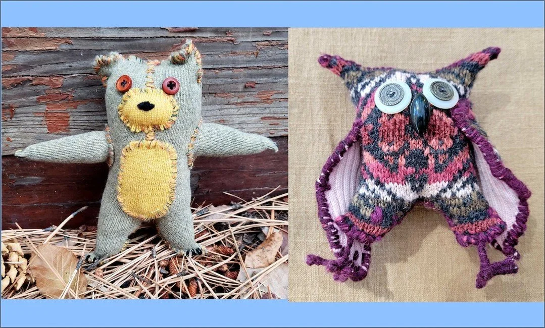 Make a one-of-a-kind Winter Critter with your loved ones on Thanksgiving weekend!
Join us on Friday, November 28 at 5pm for a cozy, family-friendly workshop where you&rsquo;ll handsew your own festive critters &mdash; choose from our patterns of rein