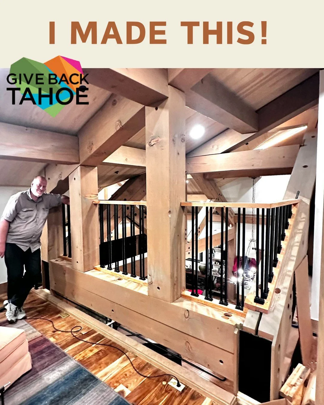Nothing inspires us like an &ldquo;I MADE THIS!&rdquo; moment.
Our member and friend, Louis, had a problem. His granddaughter, a mobile, adventurous toddler, was coming to visit for Thanksgiving, but his loft had no railings and a long drop below&hel