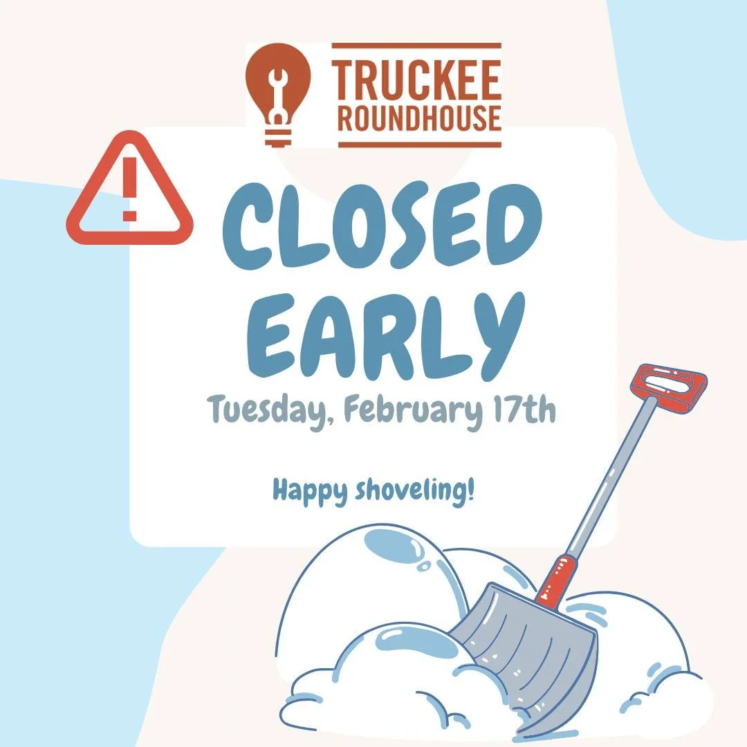 The Roundhouse is closing early today due to heavy snow and road conditions. We&rsquo;ll keep an eye on conditions and share an update about tomorrow&rsquo;s hours in the morning. 
Stay safe out there&mdash;and happy shoveling! ❄️💕