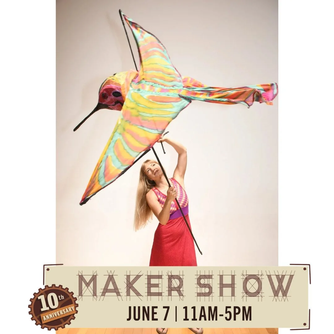 We&rsquo;re beyond excited to welcome @GiantPuppetsSavetheWorld to the Maker Show on June 7! Learn how to fly and operate a puppet and be in a parade, or make a lantern with artist and founder of Giant Puppets Save the World, Toni Mikulka-Chang!

Ton
