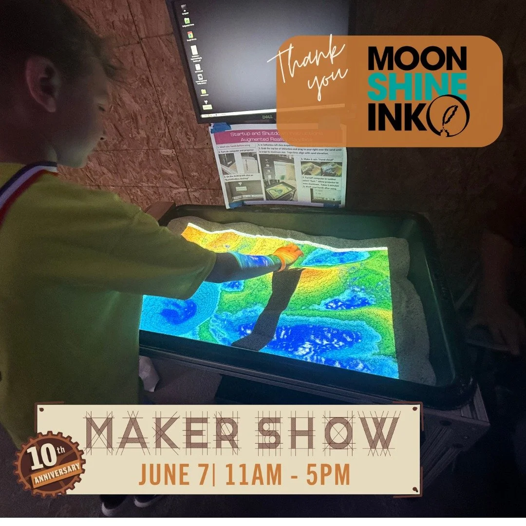A big thank you to Moonshine Ink for another year of Maker Show sponsorship, and especially for helping us spread the word about the Maker Show on June 7th. Don&rsquo;t forget to purchase your tickets before the event to save $5!

From print to email