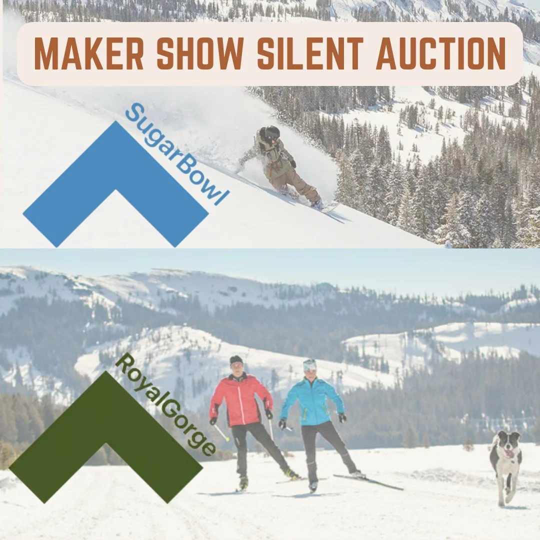 Now's your chance to score a 2026/27 Sugar Bowl &amp; Royal Gorge Season Pass while supporting a great cause with the Maker Show Silent Auction!

Thank you to @sugarbowlresort and @royalgorge_xc for their donation to give one lucky bidder a full seas