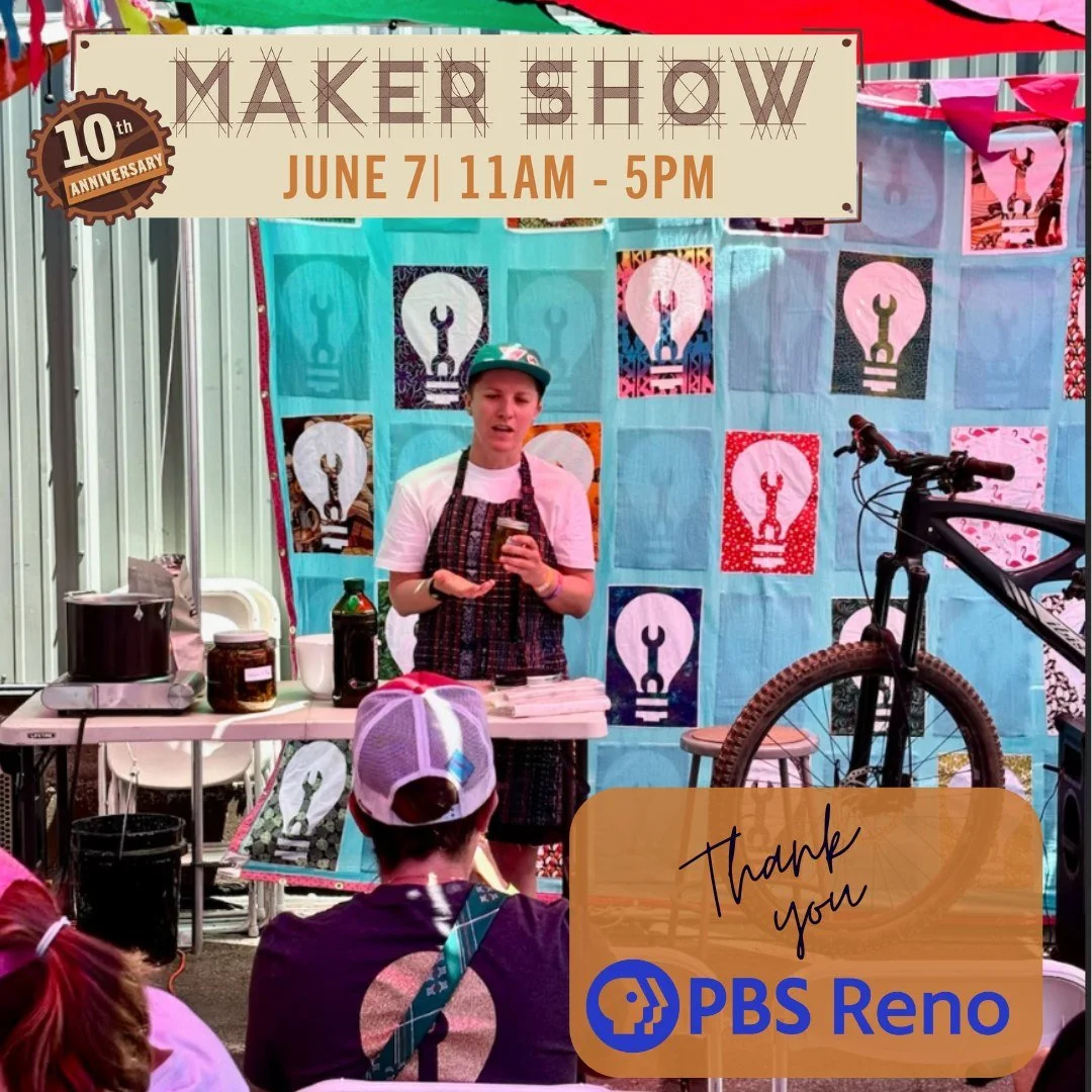 A huge thank you to PBS Reno for supporting the arts and helping us promote and celebrate this year&rsquo;s Maker Show!

PBS operates on a mission to educate, inspire, and express a diversity of perspectives, and we are so lucky to have PBS as a medi