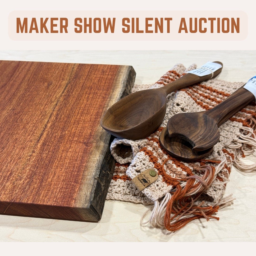 Found something you love in the Maker Show Silent Auction? Keep bidding!

Tahoe's largest handmade silent auction open and full of incredible items you won't find anywhere else, thanks to the generosity of our makers, artists, and local businesses!

