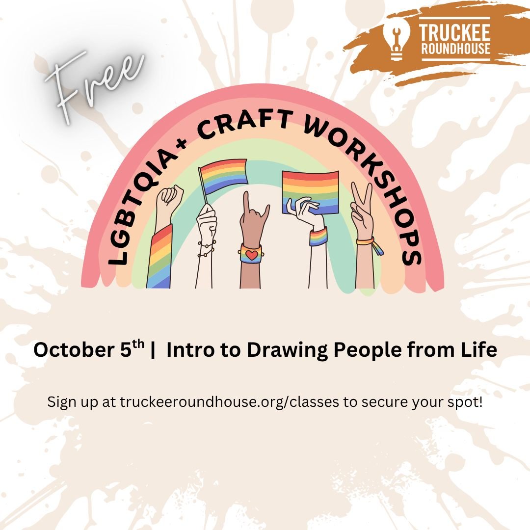 Join us TOMORROW, Monday October 5 at 5pm for a FREE LGBTQIA+ Workshop and learn to draw people from life with our friend and artist, Ana Remis!
 
We&rsquo;ll explore drawing basic human proportions, try playful blind contour exercises, and practice 