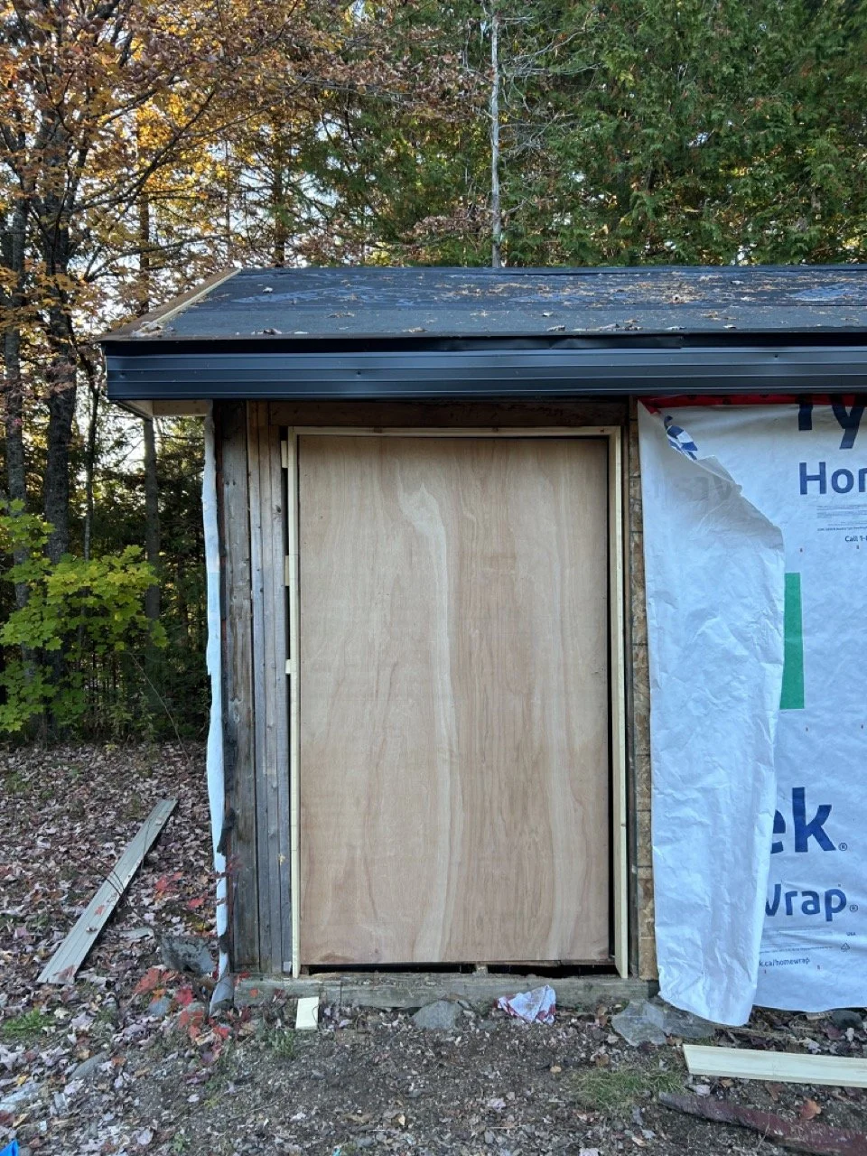 Custom shed door in quispamsis
