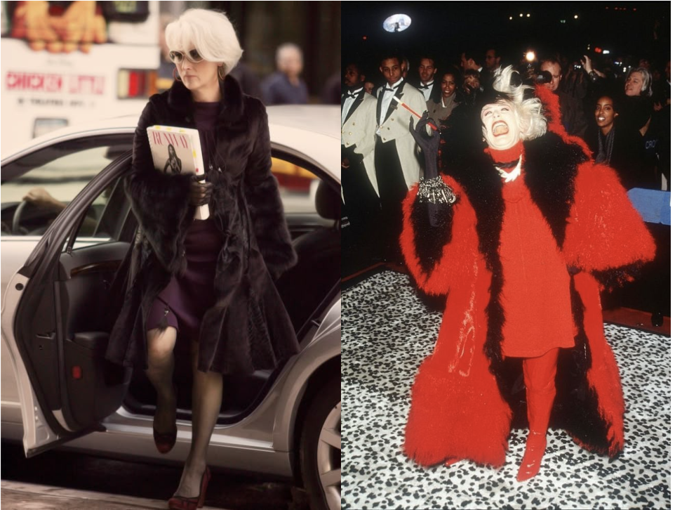 Miranda Priestly and Cruella de Vil: The Embodiments of the Devil in the Fashion World
