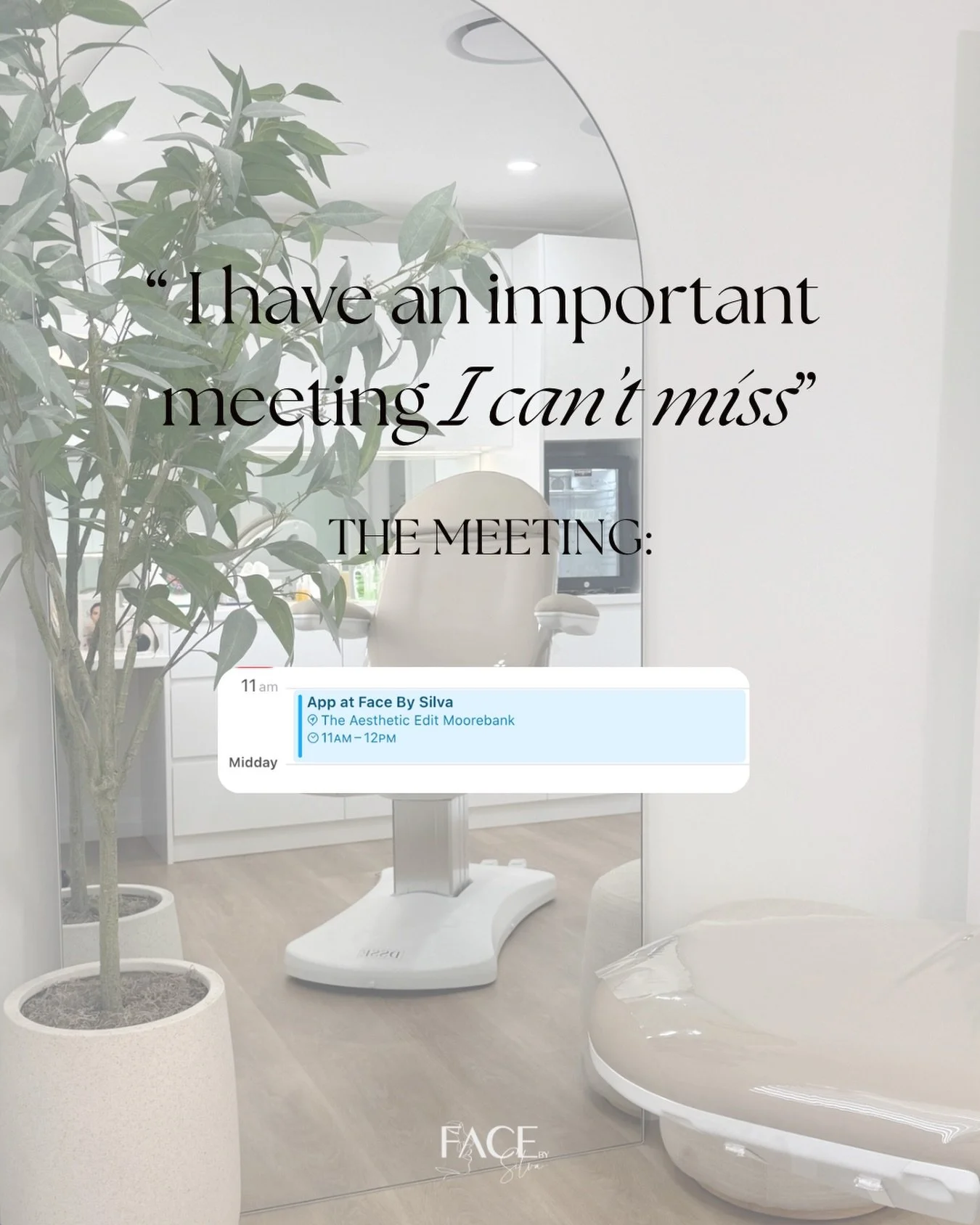 Important meeting DND😆

REGISTERED NURSE SILVA, 
AHPRA NMW002463002

DM to book a consultation!

0450 890 890
📍Bondi - Tuesdays &amp; Saturdays 8014 8949
📍Narellan - Wednesdays 8294 3247
📍Moorebank - Thursdays 0450 890 890
📍Macarthur - Friday 82