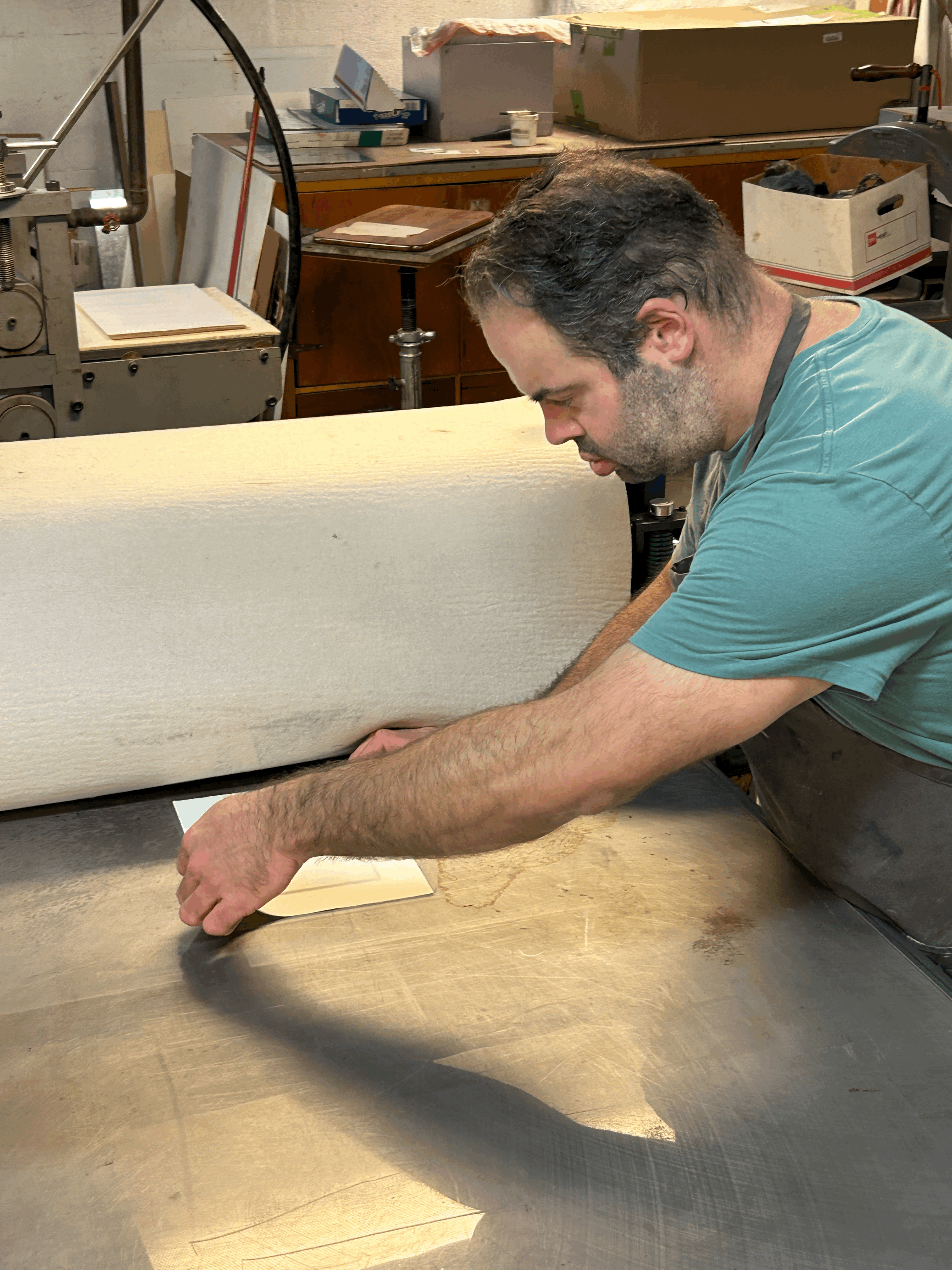 Intermediate  Intaglio: Copper Plate Etching- Thursdays in July 10/7-31/7, 6-9 pm