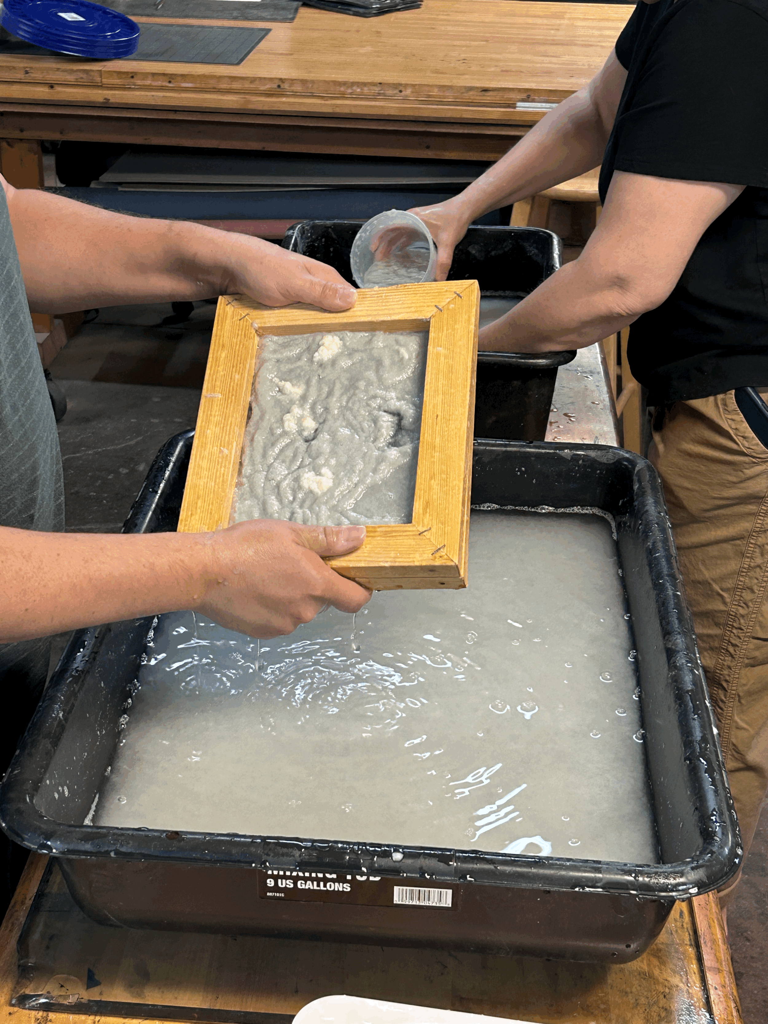 Western style Papermaking: Handmade paper from recycled cloth and paper, Thursdays in April 4/2, 4/9, 4/16/ 4/23, 4/30, 6-9pm each day