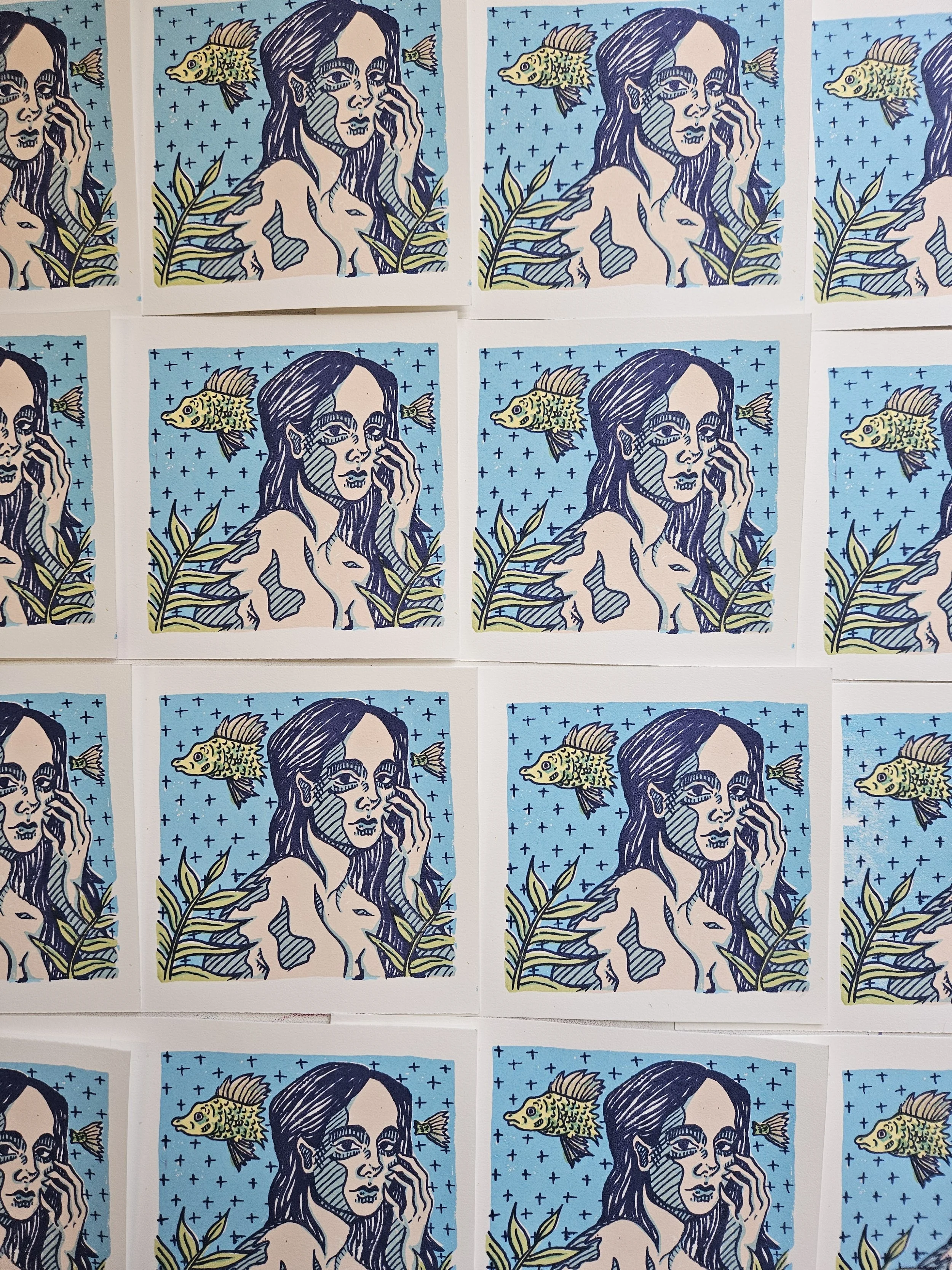 Hand Drawn to Silkscreen with Trinity Pote. Thursdays in October  10/9, 10/16, 10/23, 10/30 6-9 pm