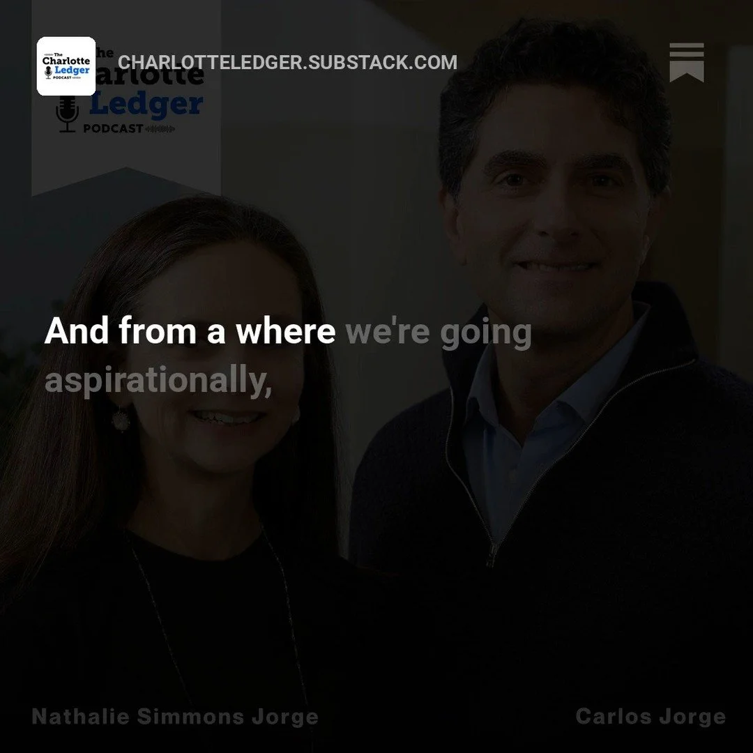 🩺 For Drs. Carlos Jorge and Nathalie Simmons Jorge, healthcare is about more than medicine — it’s about science, integrity and human connection.
On this week’s Charlotte Ledger Podcast, the Jorges talk with editor Tony Mecia about