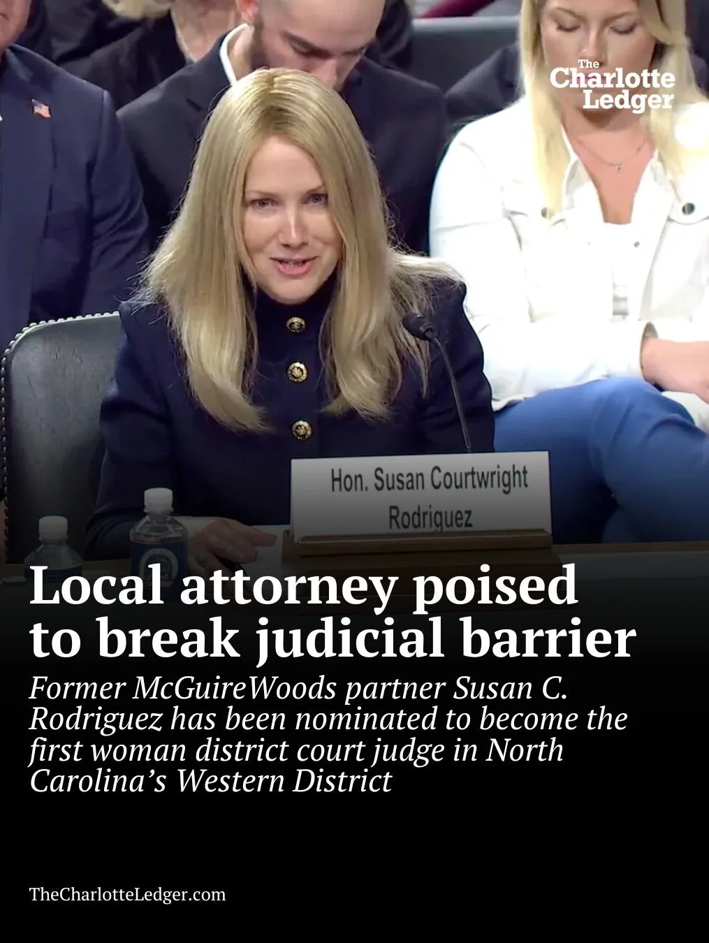 🚨 Historic nomination: Susan C. Rodriguez is set to become the first woman federal district court judge in North Carolina’s Western District.
A former McGuireWoods partner and current magistrate judge, Rodriguez was nominated last month and t