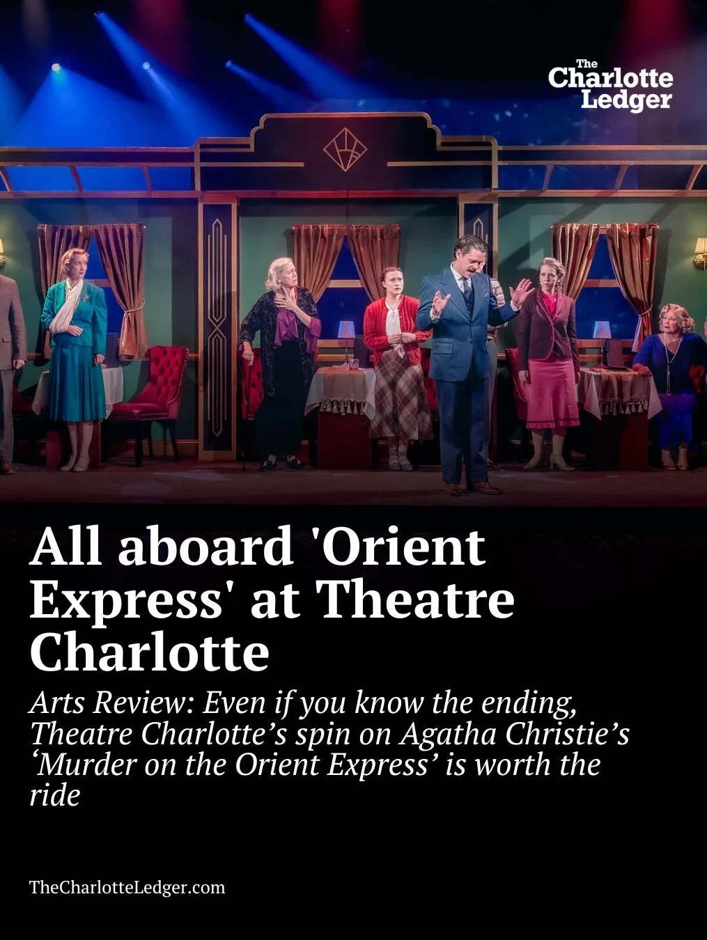 Agatha Christie’s iconic mystery gets a fresh, witty twist — complete with luxe staging, sharp pacing and a dash more humor than purists might expect. 🎟️🚂
Critic Lawrence Toppman says this production keeps the suspense alive, plays fai