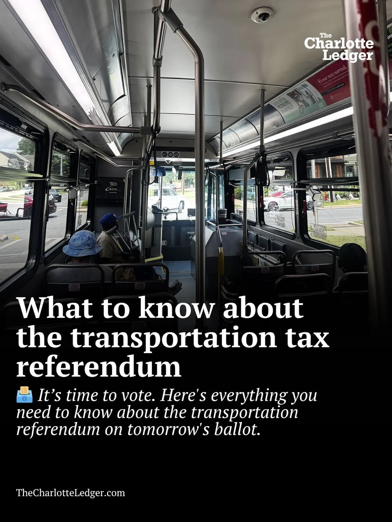 Mecklenburg voters will decide whether to raise the sales tax to fund a major transportation plan &mdash; expanding rail, boosting bus service, improving roads &amp; adding bike/pedestrian projects countywide.

The plan would raise $19B+ over 30 year