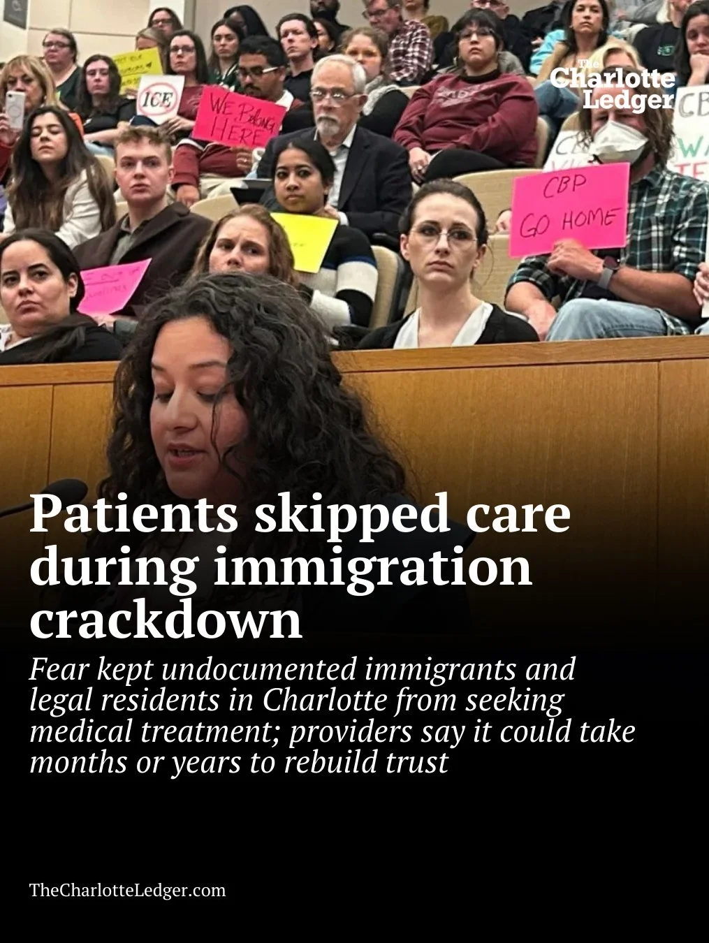 Fear kept Charlotte residents &mdash; including those here legally &mdash; from seeking critical medical care after the recent Border Patrol crackdown. Clinics are reporting spikes in no-shows and patients skipping treatment for serious conditions, a