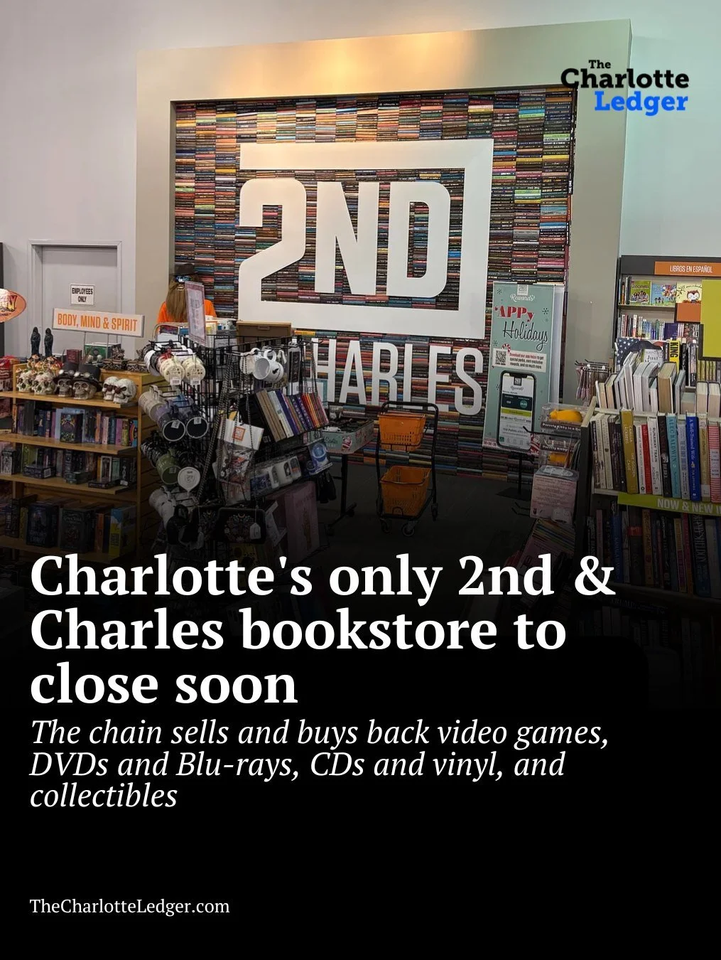 2nd &amp; Charles is closing its only Charlotte store on South Boulevard next month. The retailer says you can still sell items at its Matthews location &mdash; and hints that a new Charlotte store may be in the works.

Read more at the link in bio.

