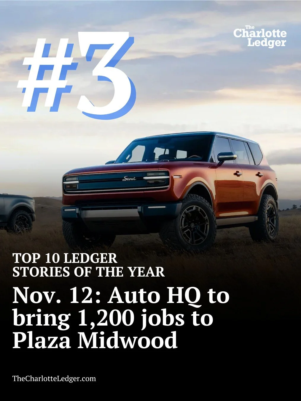 In November, we reported that electric vehicle maker Scout Motors chose Charlotte for its new headquarters. The move will bring 1,200 jobs and a $207 million investment to Plaza Midwood, marking a major step in diversifying the city&rsquo;s economy a