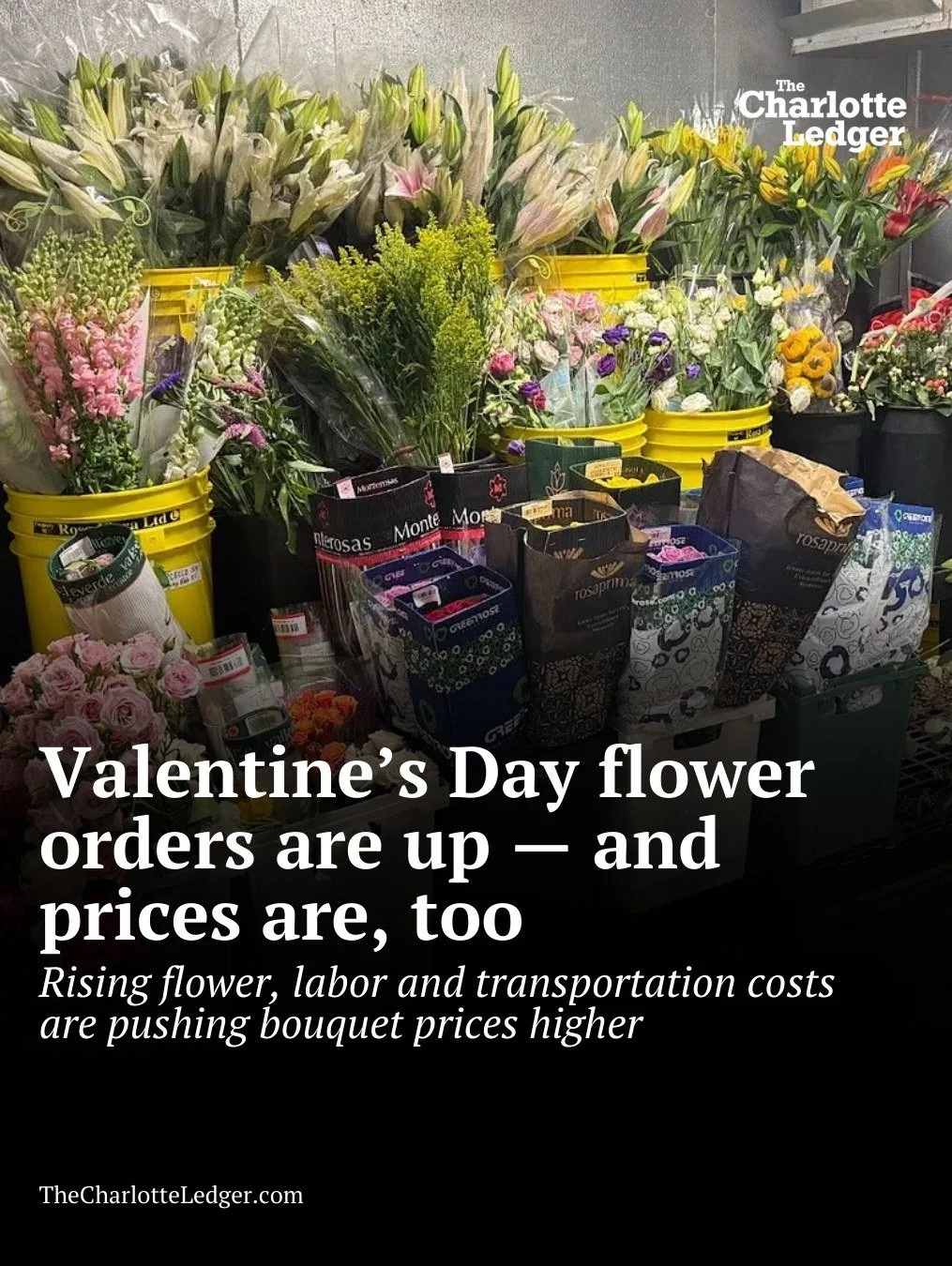 Valentine&rsquo;s Day is just days away &mdash; and florists are already feeling the rush. 🌸 Red roses are being joined (or replaced) by premium blooms like peonies, tulips and ranunculus, and prices are up from last year. If you want the perfect bo