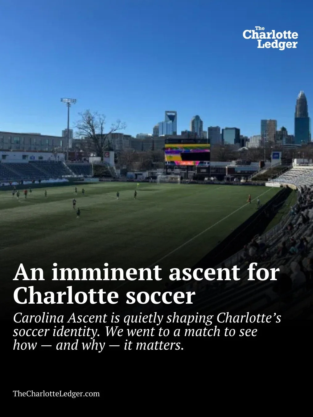 Carolina Ascent is quietly building something real in Charlotte. From youth players walking out with the team to families becoming season ticket holders, the energy at American Legion Memorial Stadium shows women&rsquo;s soccer carving out its place 