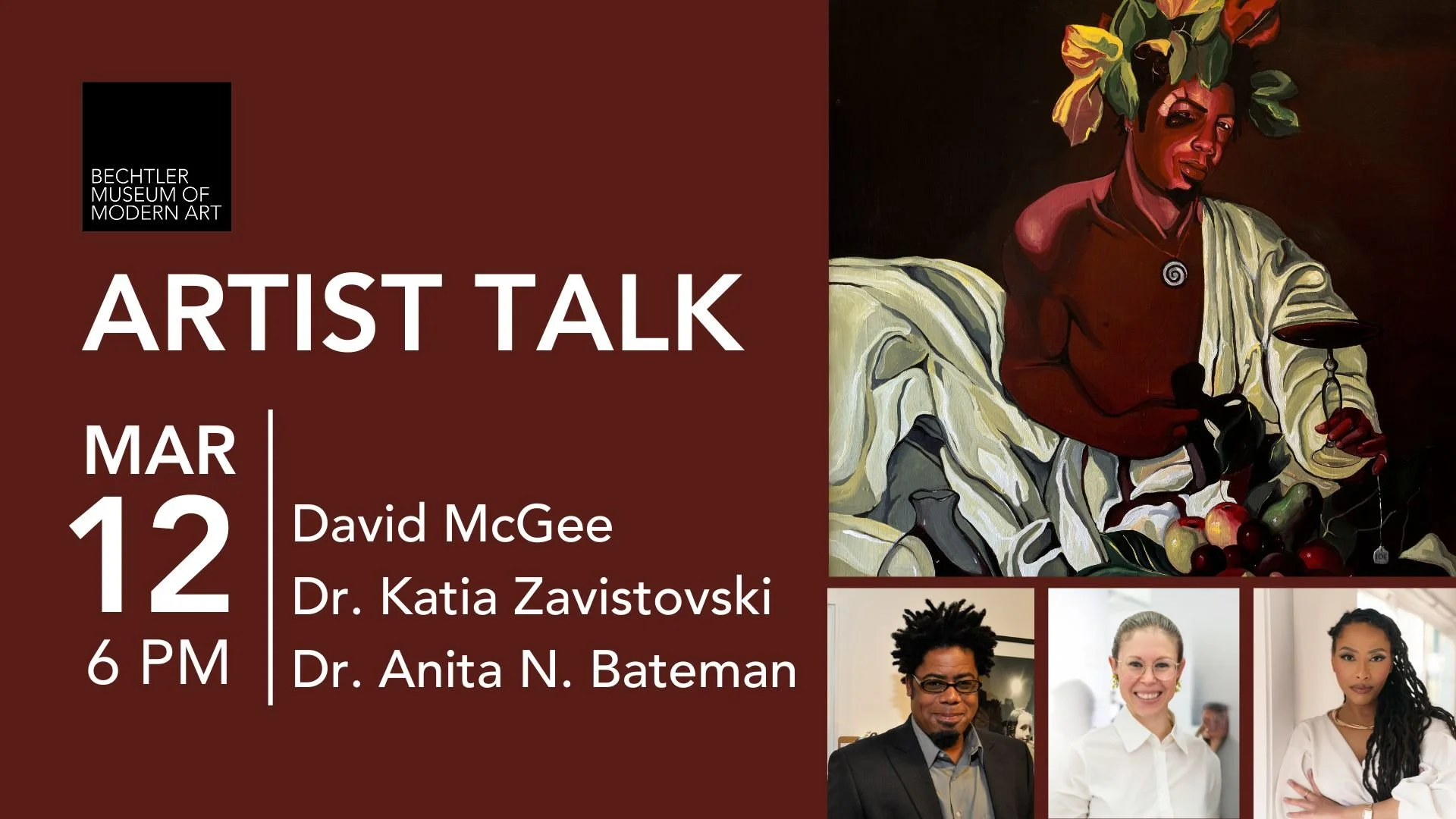 Artist Talk: David McGee, Katia Zavistovski, and Anita Bateman