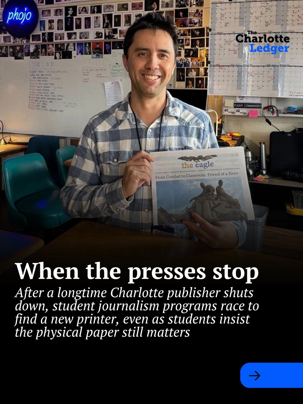 After an 80-year-old local printing company closed, high school and college publications scrambled to find new vendors. Advisers are cutting costs, selling ads and experimenting with digital &mdash; all while students say holding the paper in their h