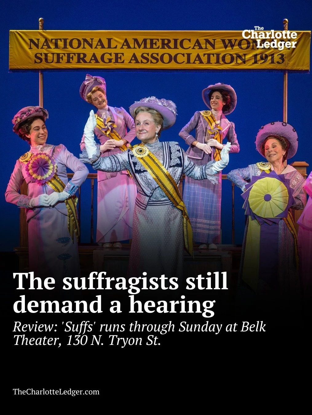 Review: In "Suffs," the long and complicated struggle for women&rsquo;s suffrage becomes an energetic, thought-provoking story about activism, politics and equality &mdash; and why the fight for equal rights still isn&rsquo;t finished more 