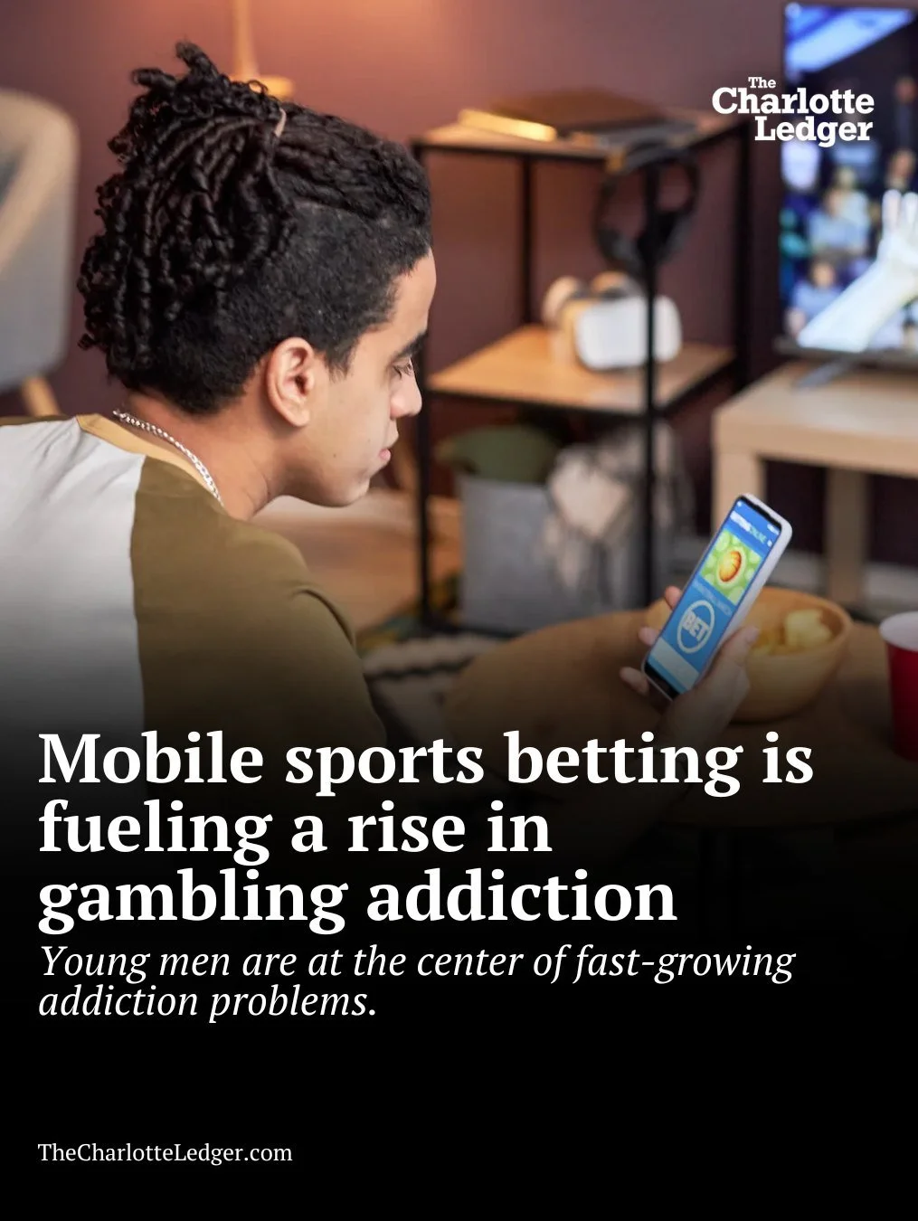 With March Madness underway, experts say gambling problems are rising &mdash; especially among young men. 

Calls to North Carolina&rsquo;s problem gambling hotline have more than tripled in recent years, as mobile sports betting makes it easier than