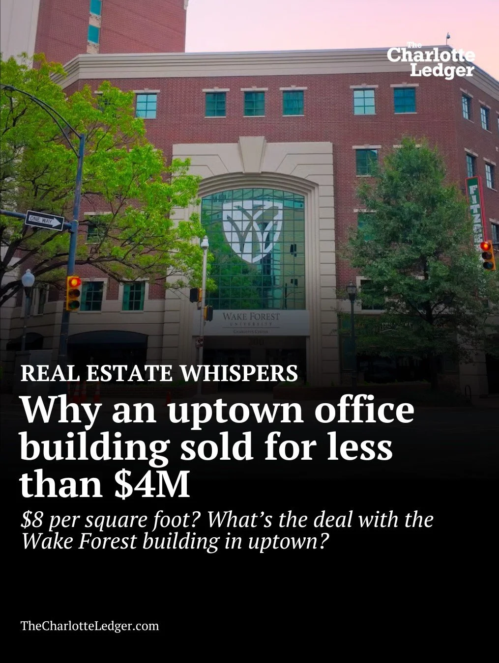 The building at 200 N. College St. recently traded for just $3.5M after previously selling for tens of millions, highlighting the ongoing shakeup in Charlotte&rsquo;s office market. With high vacancy, expiring leases and uncertain future plans, the p
