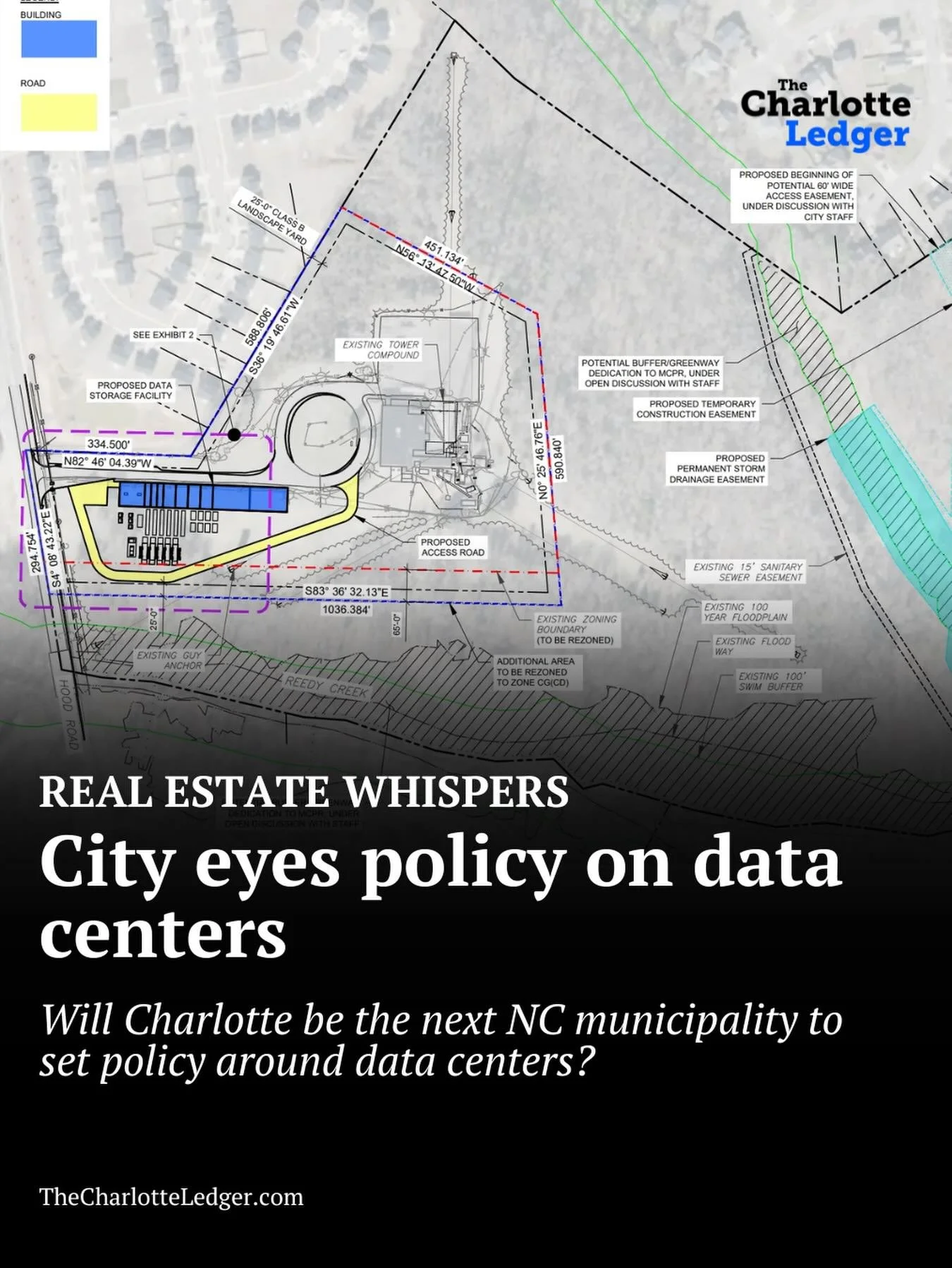 A proposed data center in east Charlotte is sparking debate, as city leaders consider whether to create new policies to regulate the fast-growing industry and its potential impacts on nearby communities.

🔗 Read more in Real Estate Whispers at the l