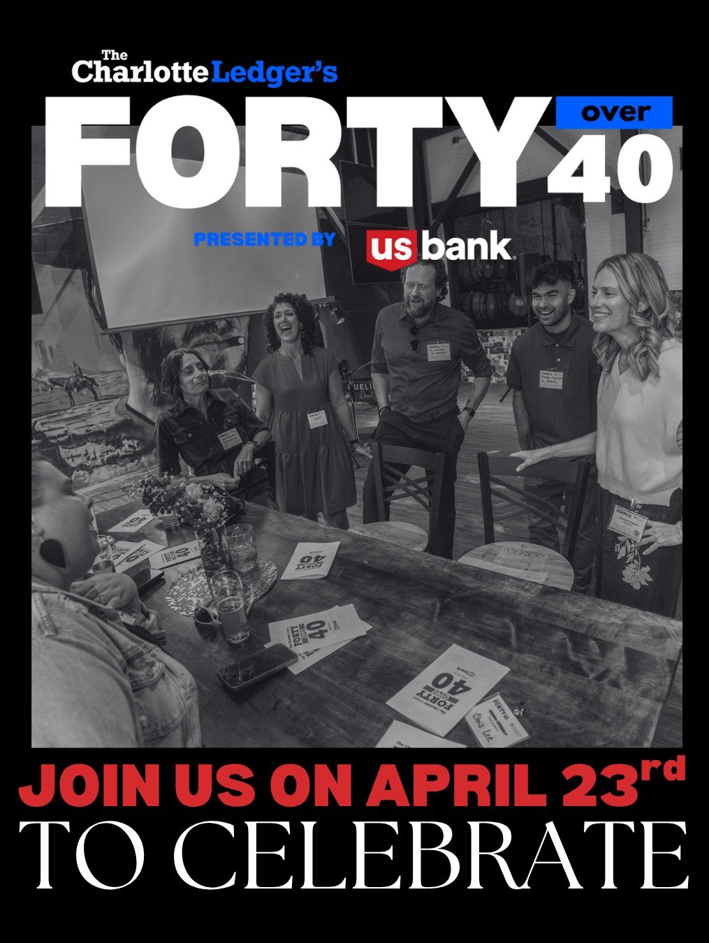 ✨ Experience an unforgettable evening honoring Charlotte&rsquo;s most remarkable leaders at the 40 Over 40 Awards, presented by @usbank 

🎉 From unsung heroes to industry pioneers, this celebration is about impact and inspiration.

Enjoy great food,