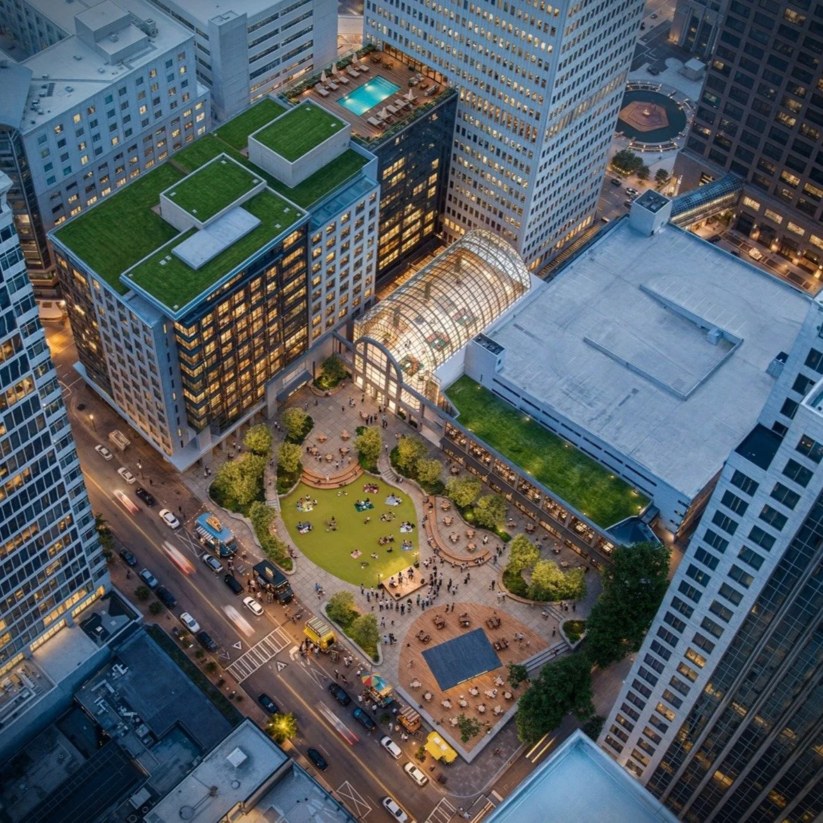 BREAKING: Two Wells Fargo Center in uptown Charlotte has finally sold. Chicago real estate firms Singerman Real Estate LLC and Riverside Investment &amp; Development said in a statement that they are the new owners of the 3.4-acre block bounded by So