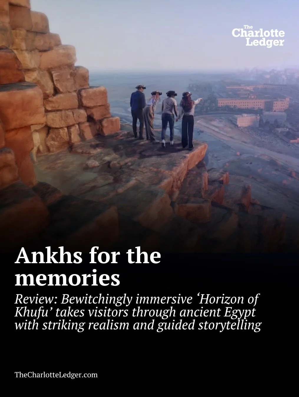 "Horizon of Khufu" at Blume Studios uses VR headsets and AI-guided storytelling to take visitors through pyramids, funeral rites and the world of Pharaoh Khufu with striking realism. Our reviewer calls the 45-minute experience &ldquo;bewitc