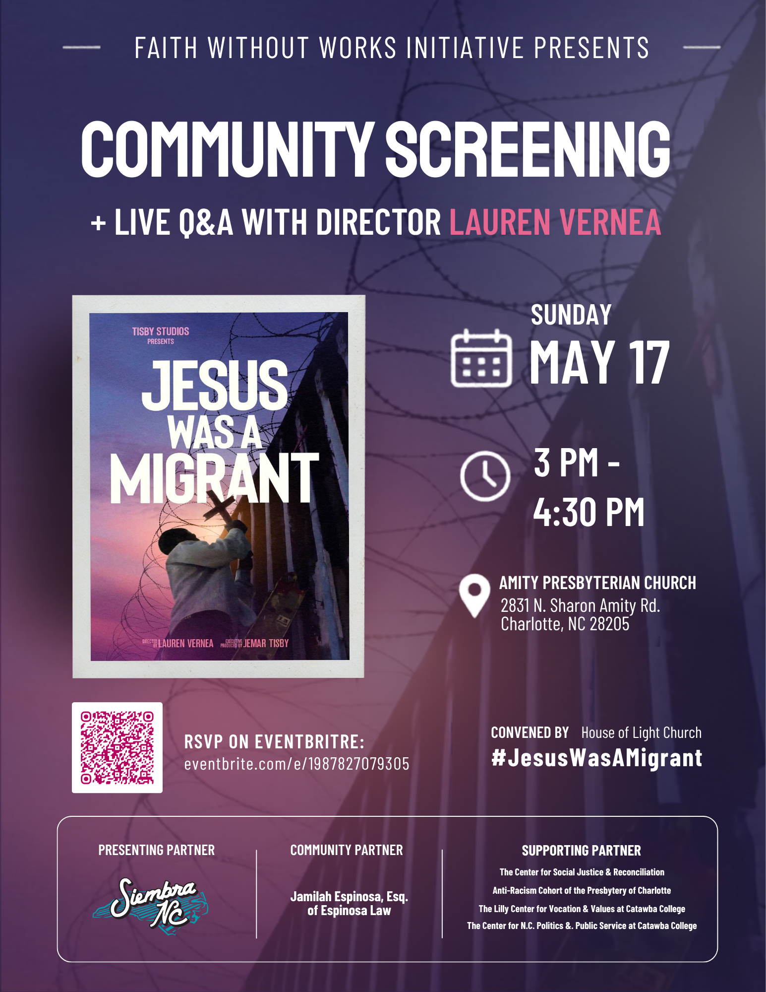 Community Screening: Jesus Was a Migrant