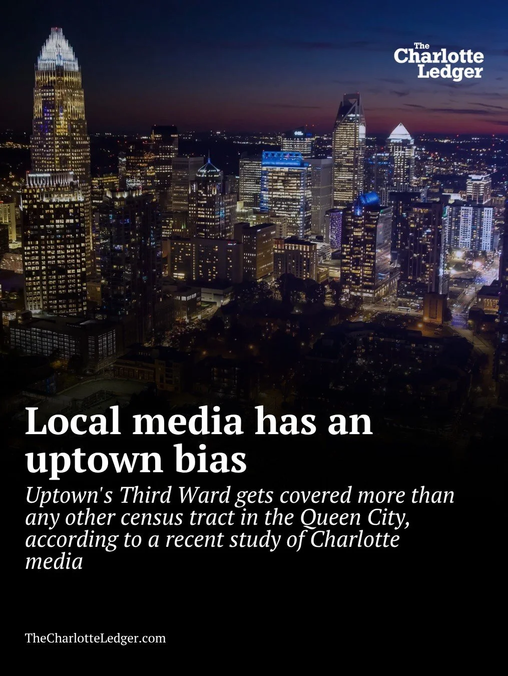 Researchers found media coverage is heavily concentrated in uptown, while dozens of neighborhoods receive little to no attention. In fact, one uptown census tract was mentioned nearly 500 times in a year, while 52 others were referenced 10 times or f
