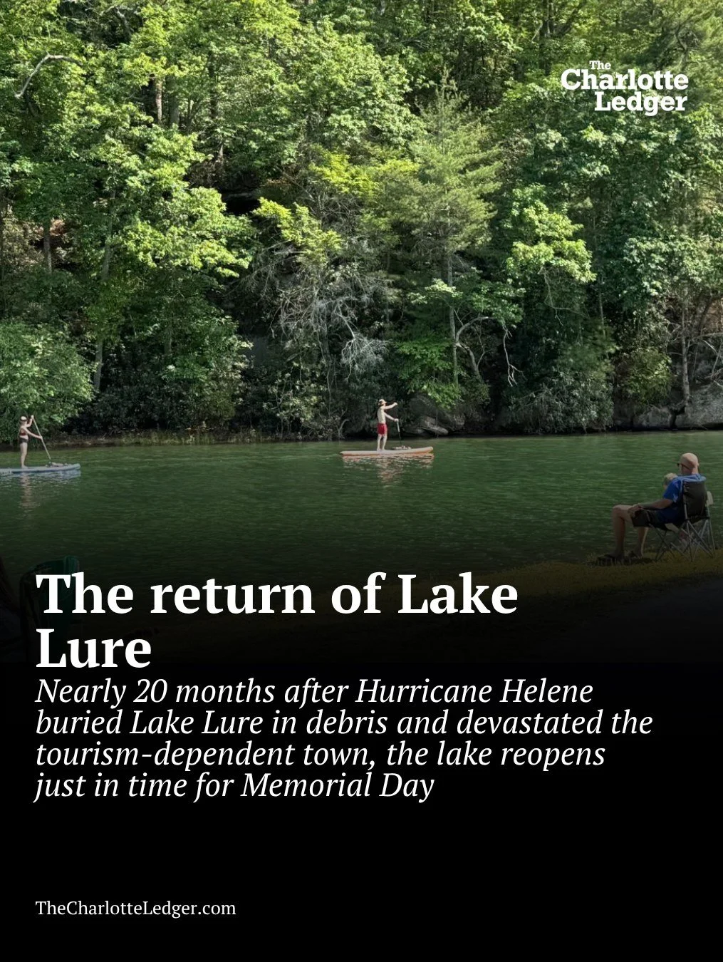 Nearly 20 months after Hurricane Helene devastated Western North Carolina, Lake Lure is officially staging its comeback just in time for Memorial Day weekend. The 700-acre lake had been completely closed to the public since September 2024, when flood