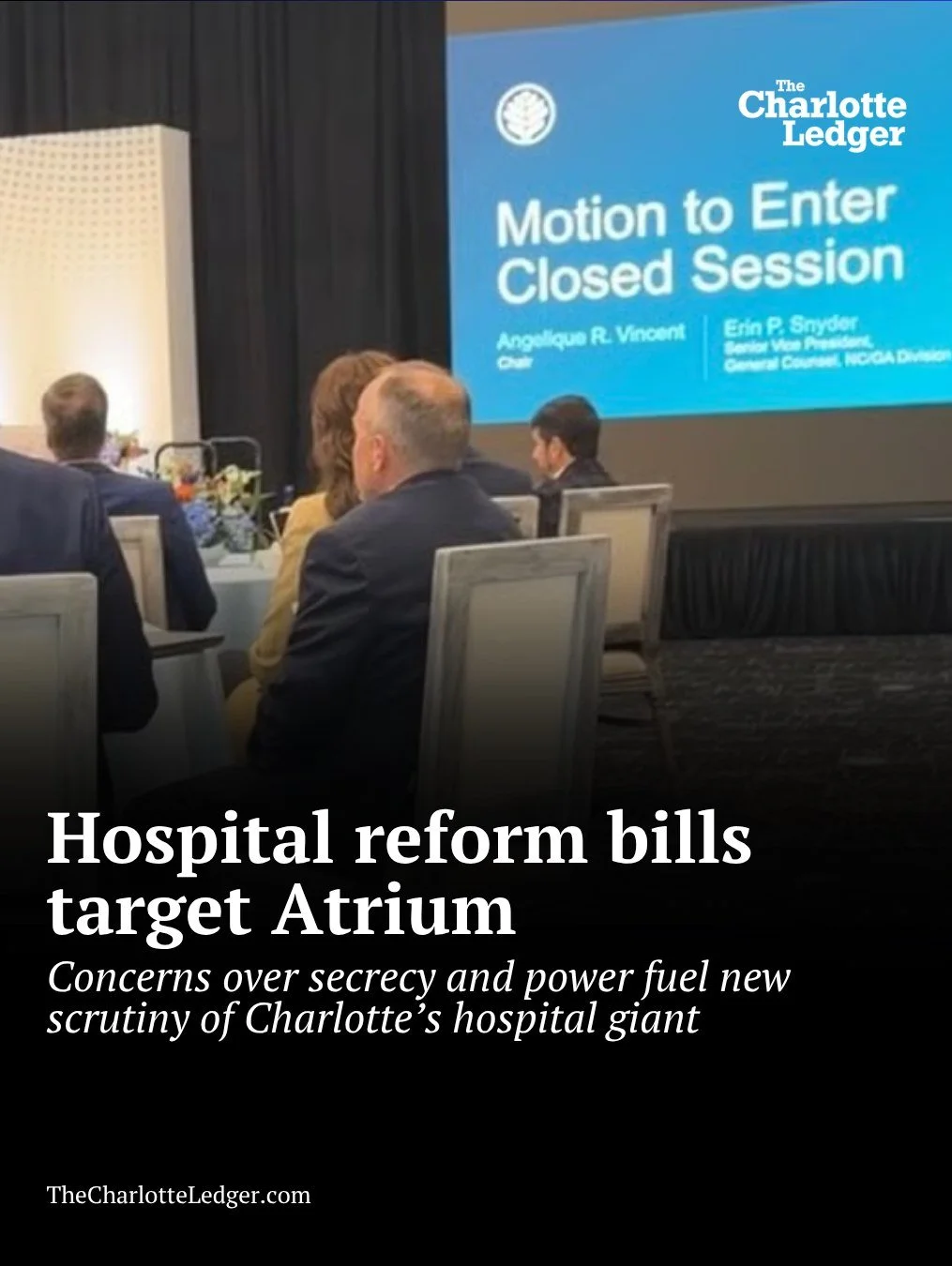 A pair of newly introduced North Carolina Senate bills are aiming straight at the growing footprint of Atrium Health. If passed, the proposed legislation would add local elected officials to the board, subject all committee meetings to state open-doo