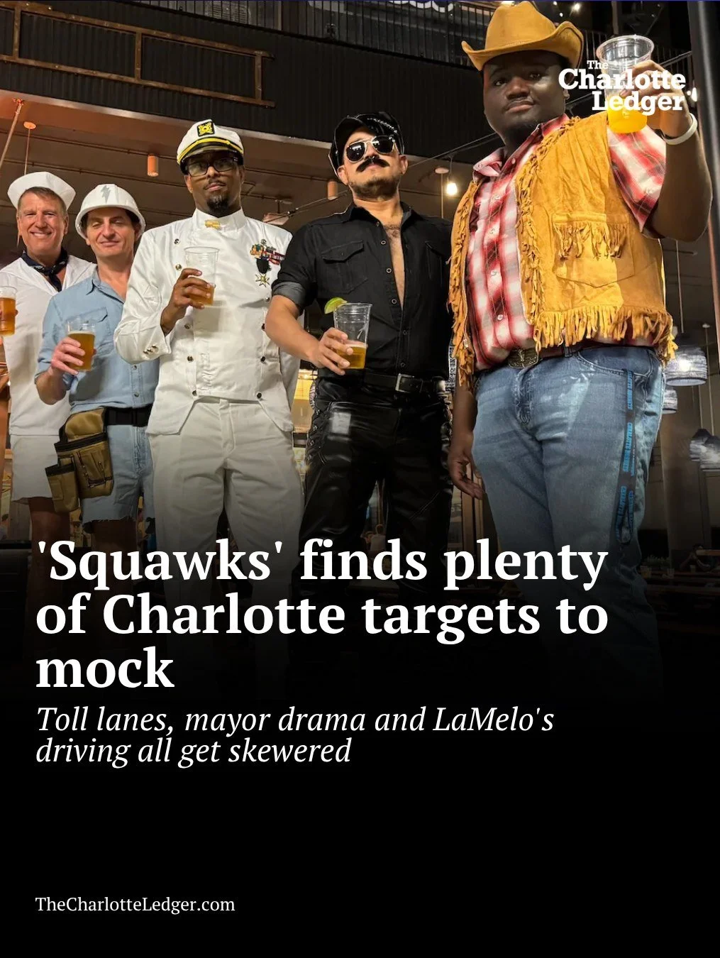 The 21st season of "Charlotte Squawks" debuts this Thursday at the Booth Playhouse, and a wild few weeks of local breaking news has left producers frantically rewriting the script right up to opening night. The annual musical comedy satire&