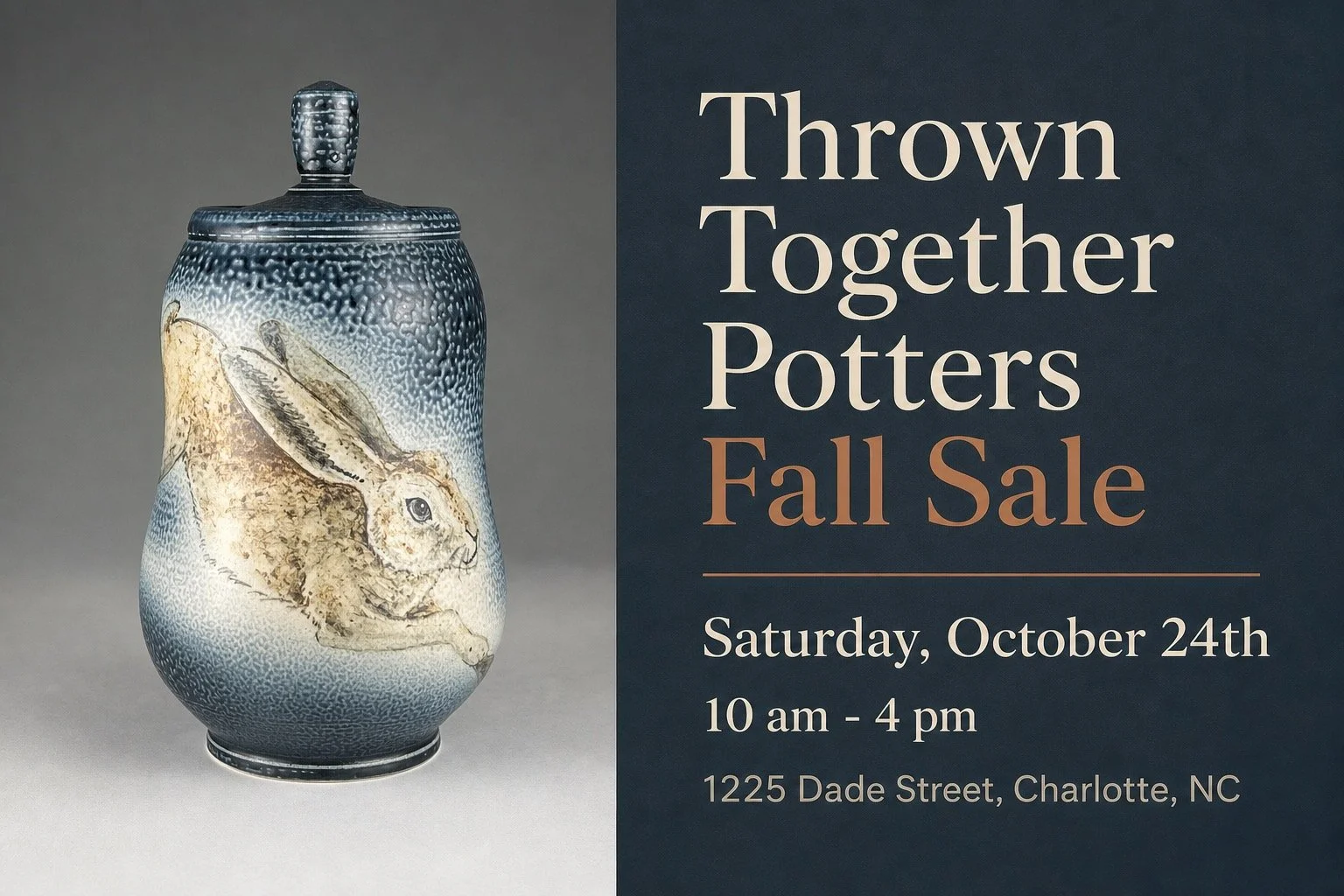 Thrown Together Potters Fall Sale
